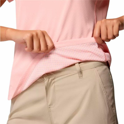 Short-sleeve Sports T-shirt Columbia Zero Rules™ Light Ss Pink