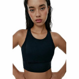 Women’s Sports Top Black Limba Diardi Black