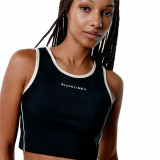 Women’s Sports Top Black Limba Streamline Fitness