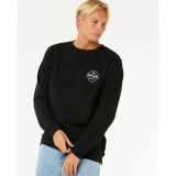 Men’s Sweatshirt without Hood Rip Curl Stapler Crew Black