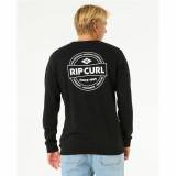 Men’s Sweatshirt without Hood Rip Curl Stapler Crew Black