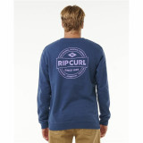 Men’s Sweatshirt without Hood Rip Curl Stapler Crew Blue
