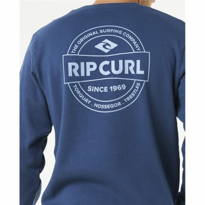 Men’s Sweatshirt without Hood Rip Curl Stapler Crew Blue