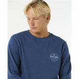 Men’s Sweatshirt without Hood Rip Curl Stapler Crew Blue