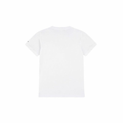 Children’s Short Sleeve T-Shirt Jordan Jdb Mj Brand Photo Ss Crew White