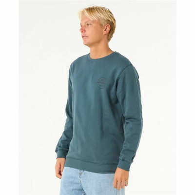 Men’s Sweatshirt without Hood Rip Curl Stapler Crew Blue