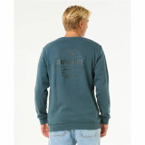 Men’s Sweatshirt without Hood Rip Curl Stapler Crew Blue