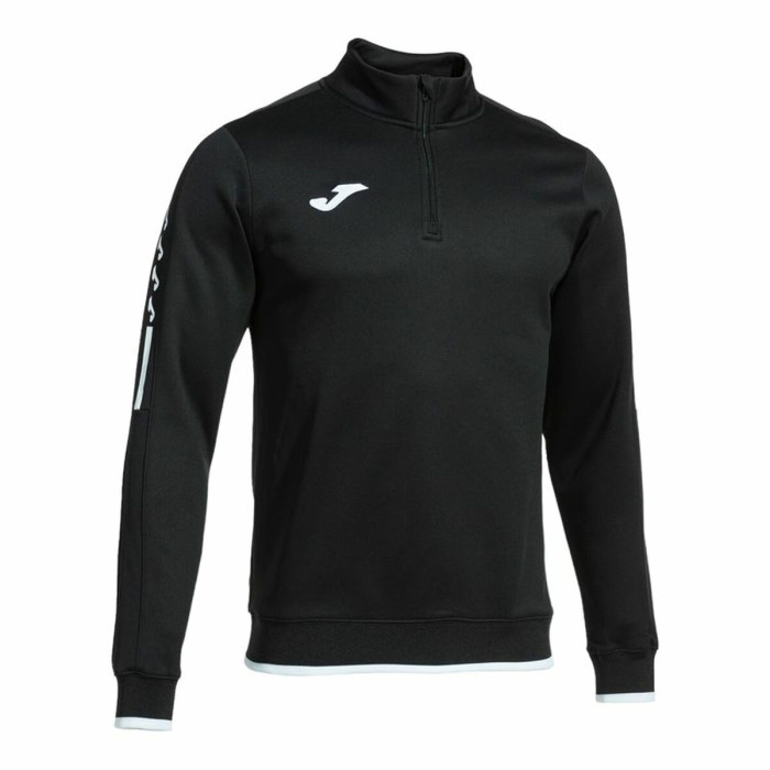 Men’s Sweatshirt without Hood Joma Sport Olimpiada Black