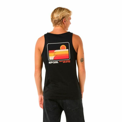 Tank Top Men Rip Curl Casual Revival Peaking Tank Black