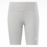 Short Sports Leggings Reebok Identity Sl Fitted Short Grey
