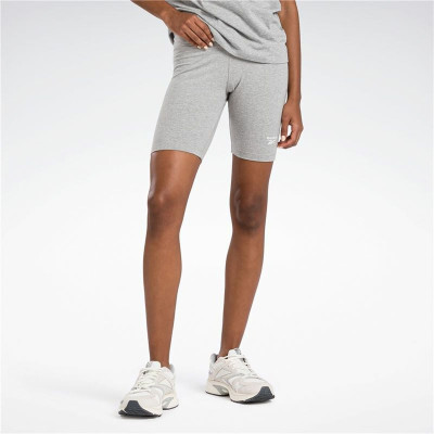 Short Sports Leggings Reebok Identity Sl Fitted Short Grey