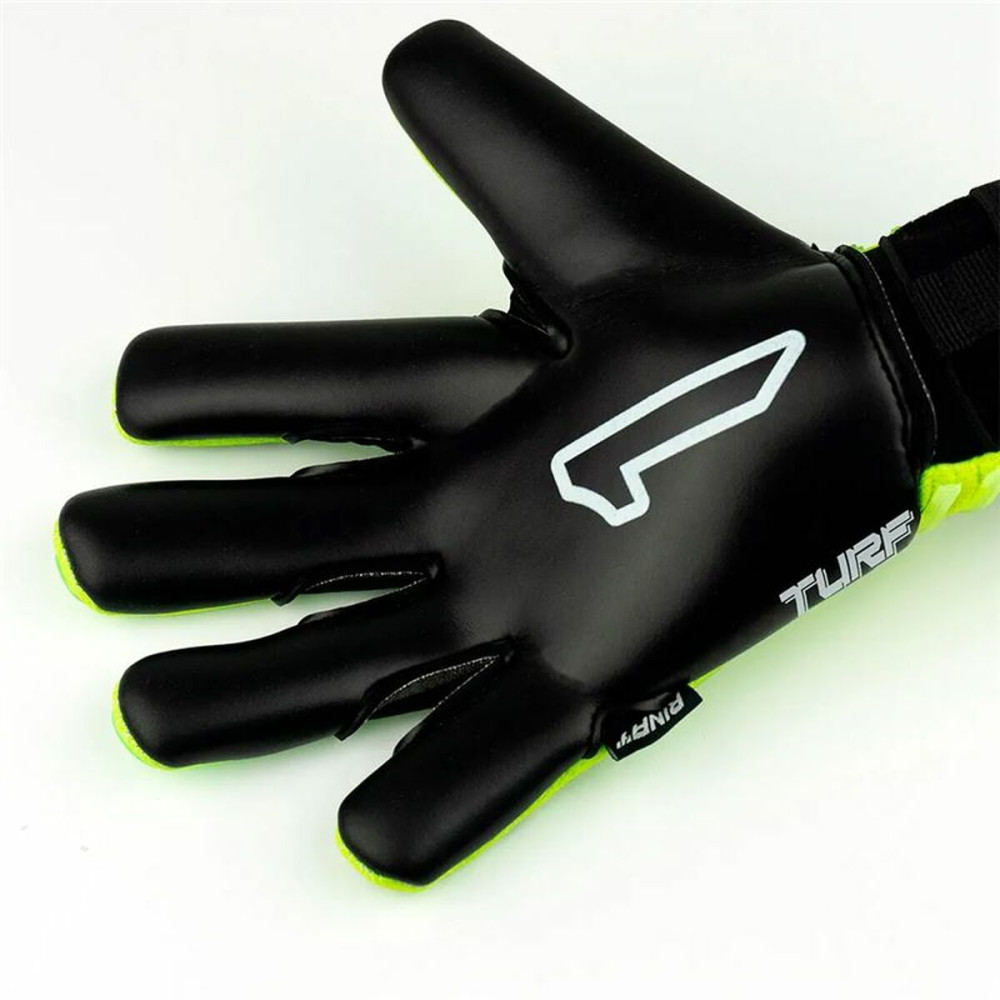 Goalkeeper Gloves Rinat Aries Némesis Turf Lime green Adults