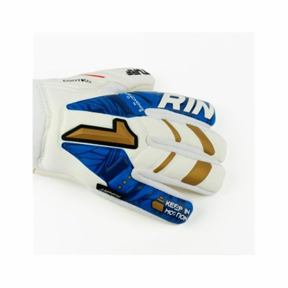 Goalkeeper Gloves Rinat Egotiko Vengador Spine Turf White Adults