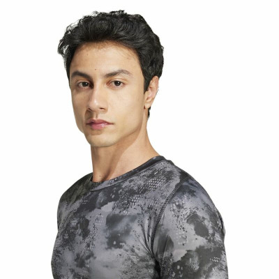 Men’s Short Sleeve T-Shirt Adidas Techfit Training Aop (2XL)