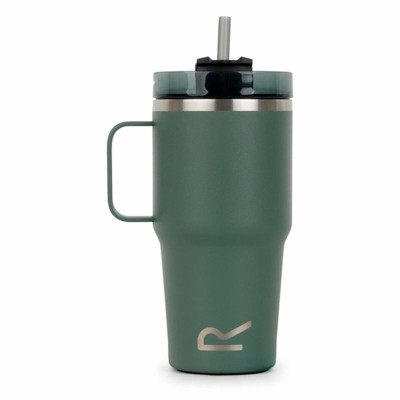 Cup with Straw Regatta Thermo Insulated Mug 600 ml Green Stainless steel