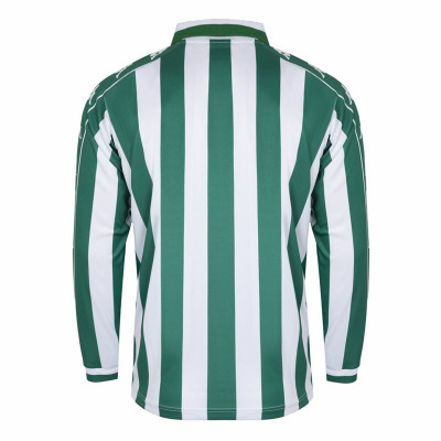 Men's Short-sleeved Football Shirt Kappa Onso White Green