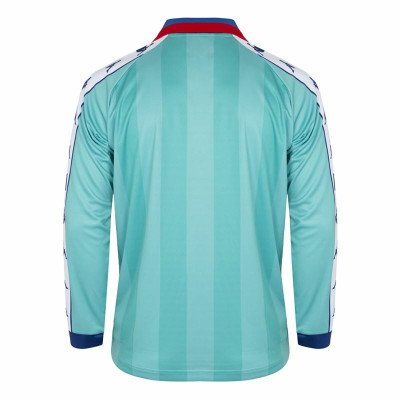 Men's Short-sleeved Football Shirt Kappa Amario Blue Red