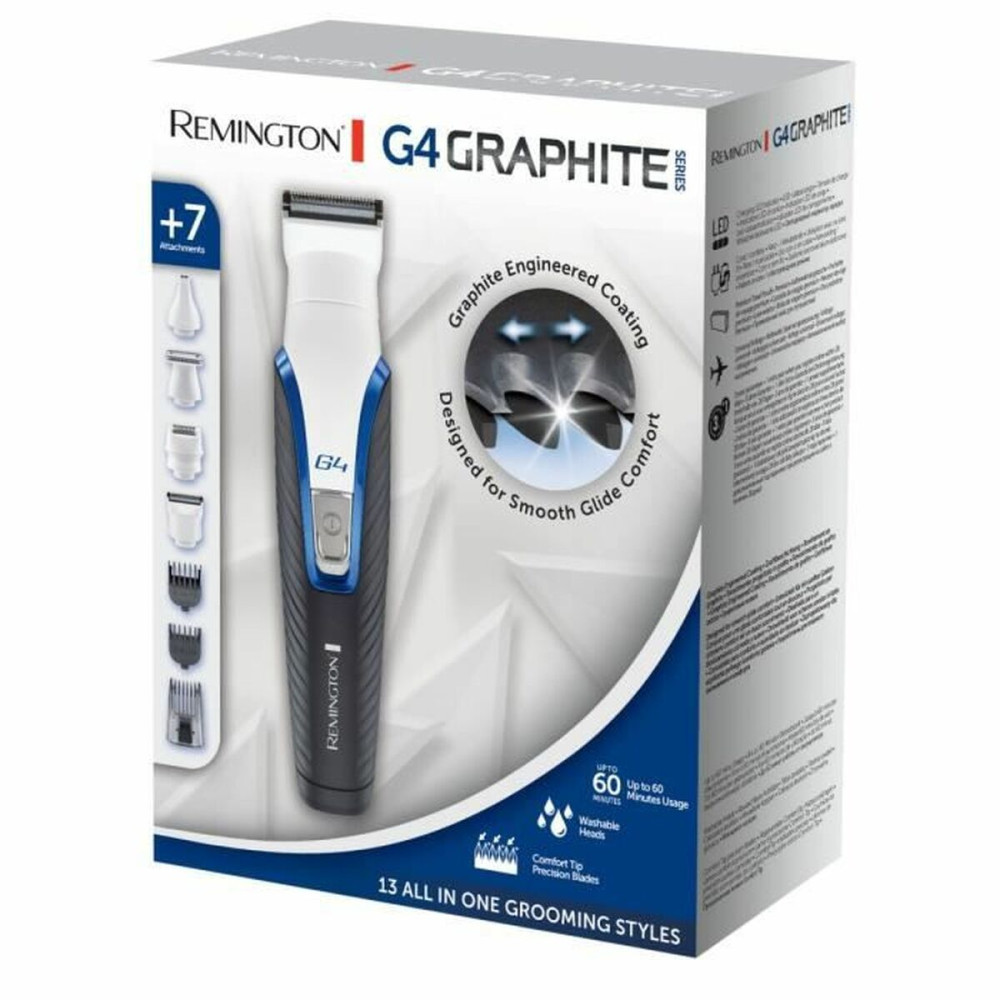 Beard Trimmer Remington BARBER G4 GRAPHITE KIT MULTIFUNC PG4000