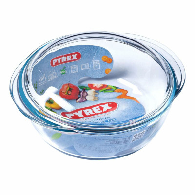 Casserole with lid Pyrex Essentials 23 x 11 x 27 cm Transparent Glass 32 L