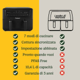 Air Fryer Cuisinart Black 2400 W