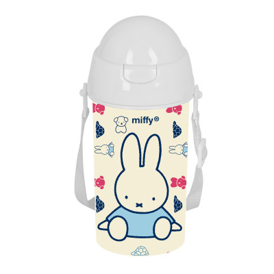 Water bottle Miffy Buddy Beige PVC 500 ml