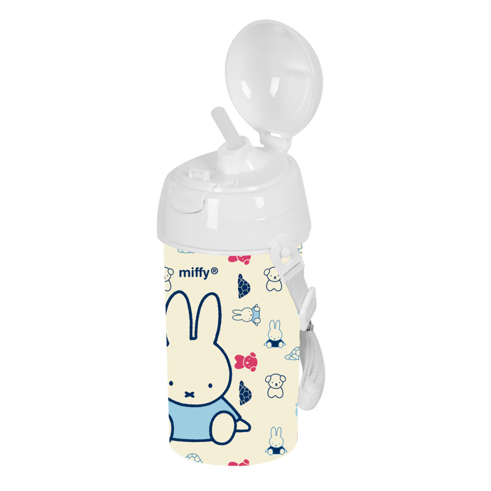 Water bottle Miffy Buddy Beige PVC 500 ml