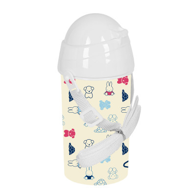 Water bottle Miffy Buddy Beige PVC 500 ml