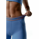 Sport leggings for Women Black Limba Eraflex Blue Indigo