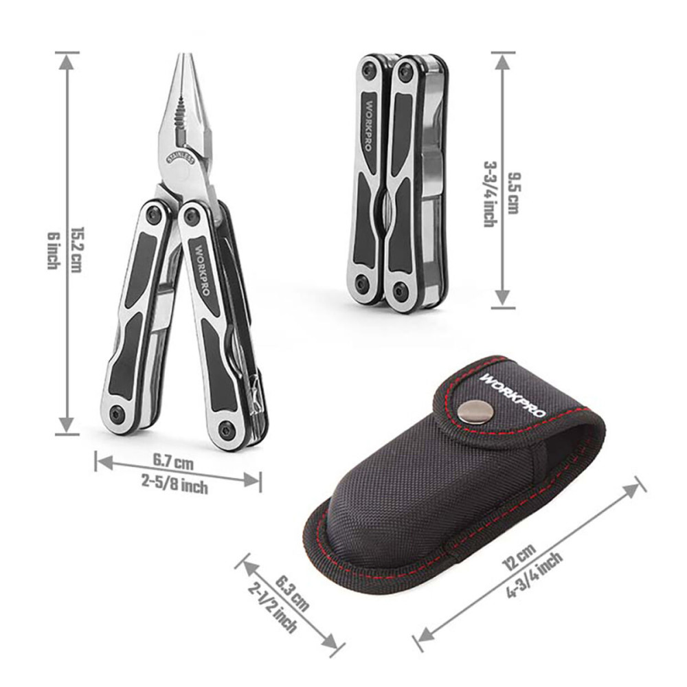 Multi-tool Workpro 15 in 1