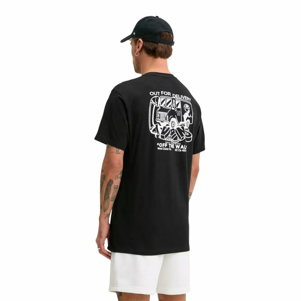 Men’s Short Sleeve T-Shirt Vans Next Stop Ss Black (M)