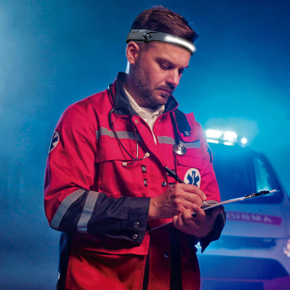 Rechargeable and Adjustable LED Head Torch Velamp 5 W 350 lm