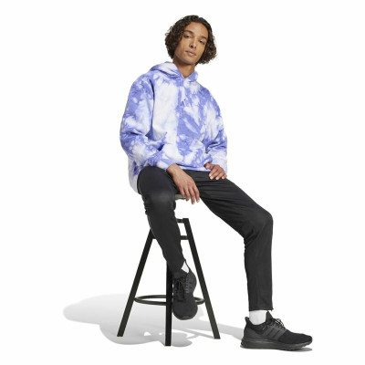 Men’s Hoodie Adidas All Szn Fleece Wash Hoodie Blue XS