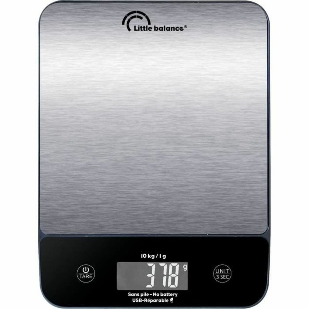 kitchen scale Little Balance 10 kg Silver 23,8 x 17,3 cm