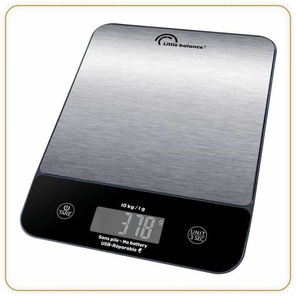 kitchen scale Little Balance 10 kg Silver 23,8 x 17,3 cm