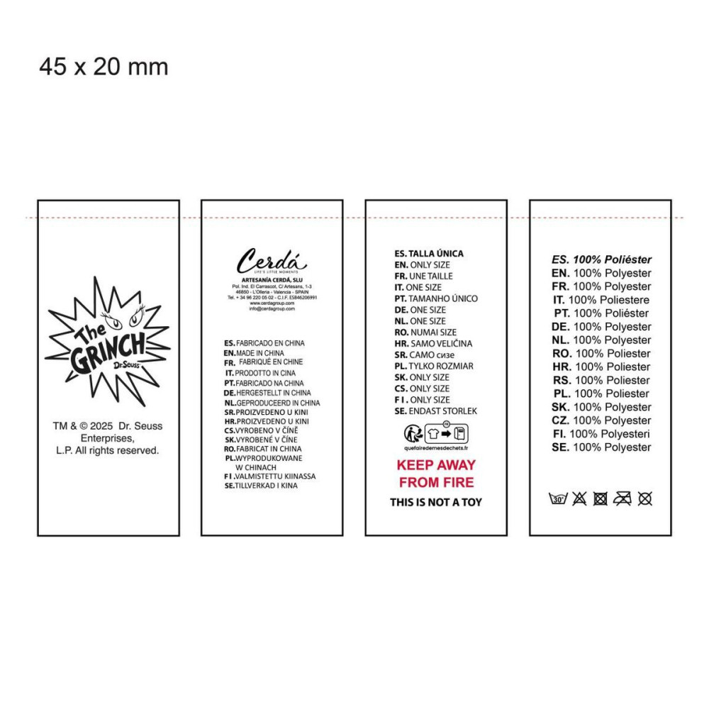 Child Cap The Grinch Green