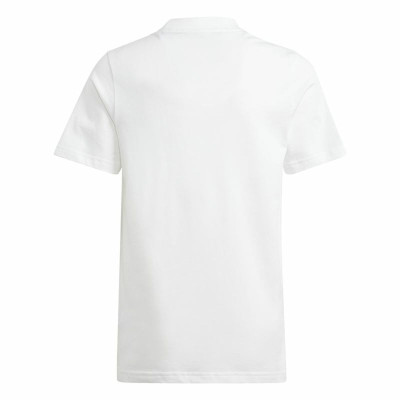 Child's Short Sleeve T-Shirt Adidas U Sl White