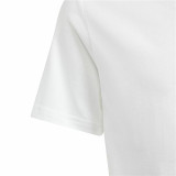 Child's Short Sleeve T-Shirt Adidas U Sl White