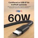 USB Cable Belkin ENA008HQ2MBK Black 2 m