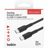 USB Cable Belkin ENA008HQ2MBK Black 2 m