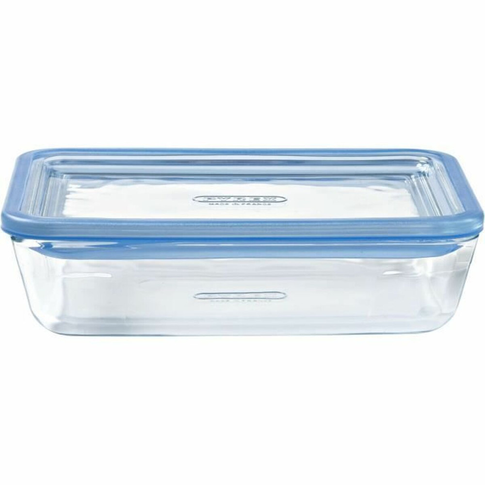 Set of lunch boxes Pyrex Blue Transparent 800 ml 3 Pieces