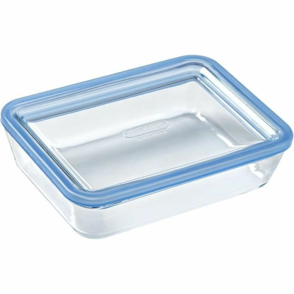 Set of lunch boxes Pyrex Blue Transparent 800 ml 3 Pieces