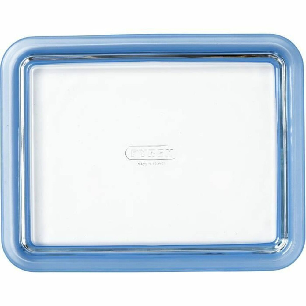 Set of lunch boxes Pyrex Blue Transparent 800 ml 3 Pieces