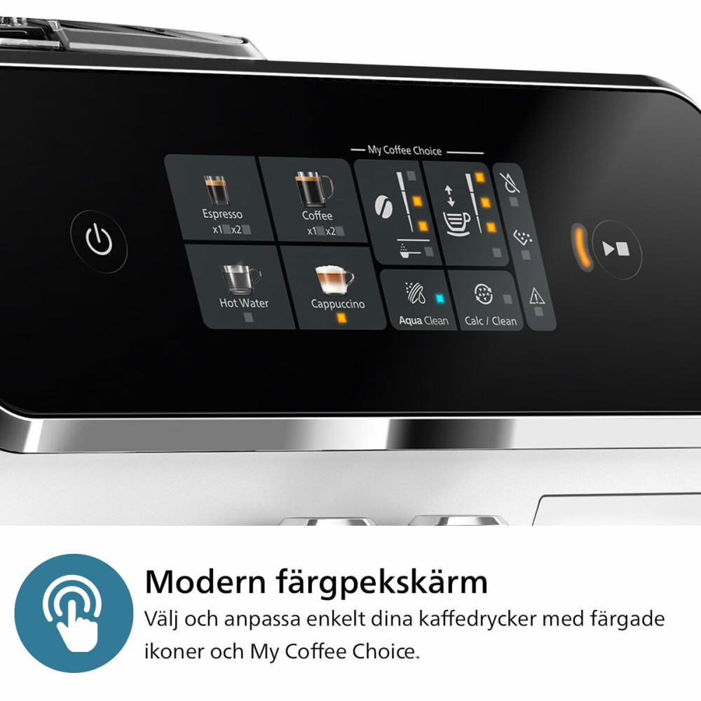 Superautomatic Coffee Maker Philips White 1500 W 15 bar