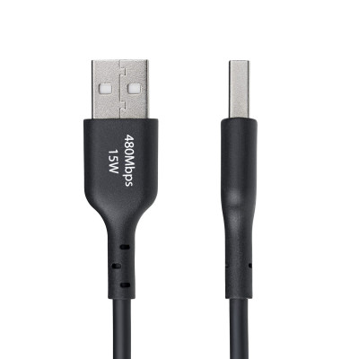 USB Cable Startech USB2AC15CMBK Black