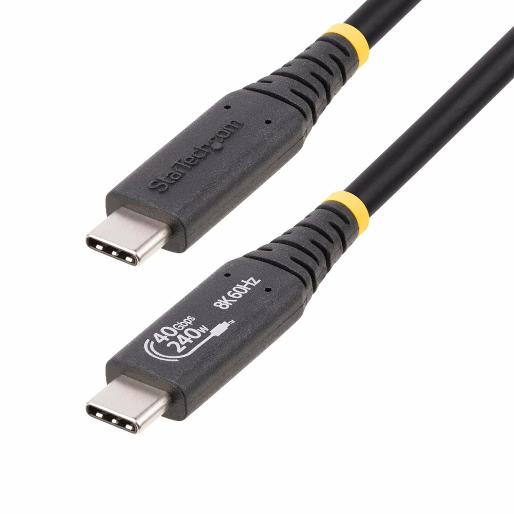 USB Cable Startech 50C-40G-USB4-CABLE Black