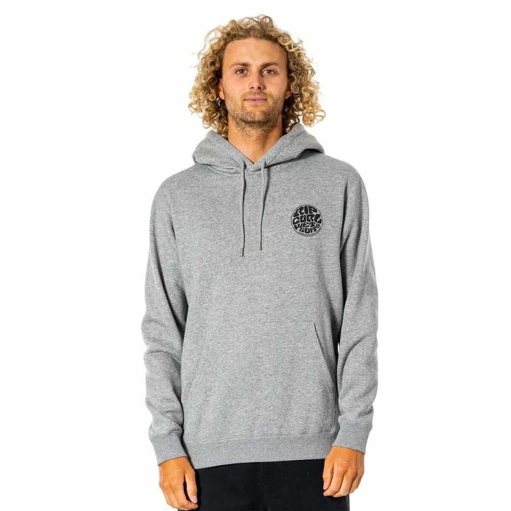 Men’s Hoodie Rip Curl Wetsuit Icon Grey