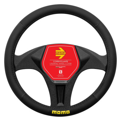 Steering Wheel Cover MOMO MOMLSWC0EASBK Black Universal