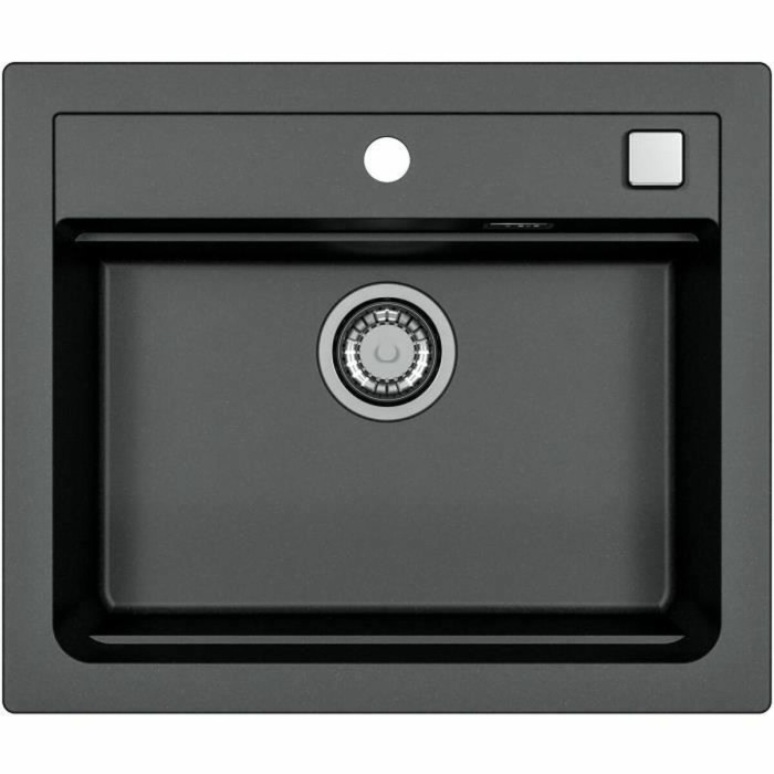 Sink with One Basin Stradour ATROX Black