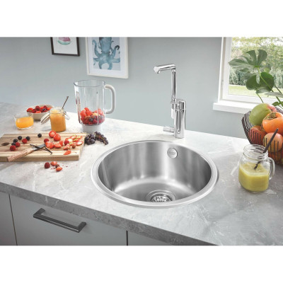 Sink with One Basin Grohe K200 Grey