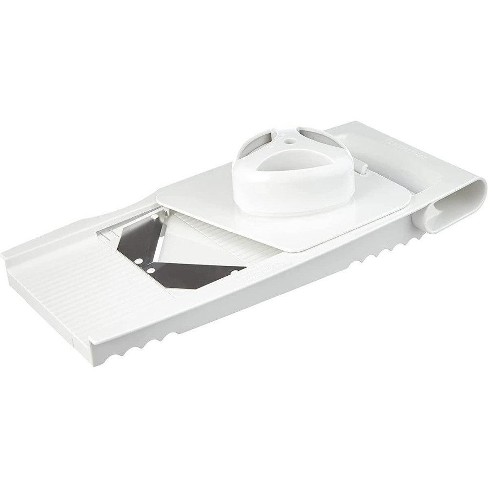 Mandolin Grater Leifheit White Stainless steel Plastic 4-in-1